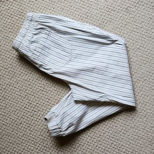 Loft outlet striped jogger